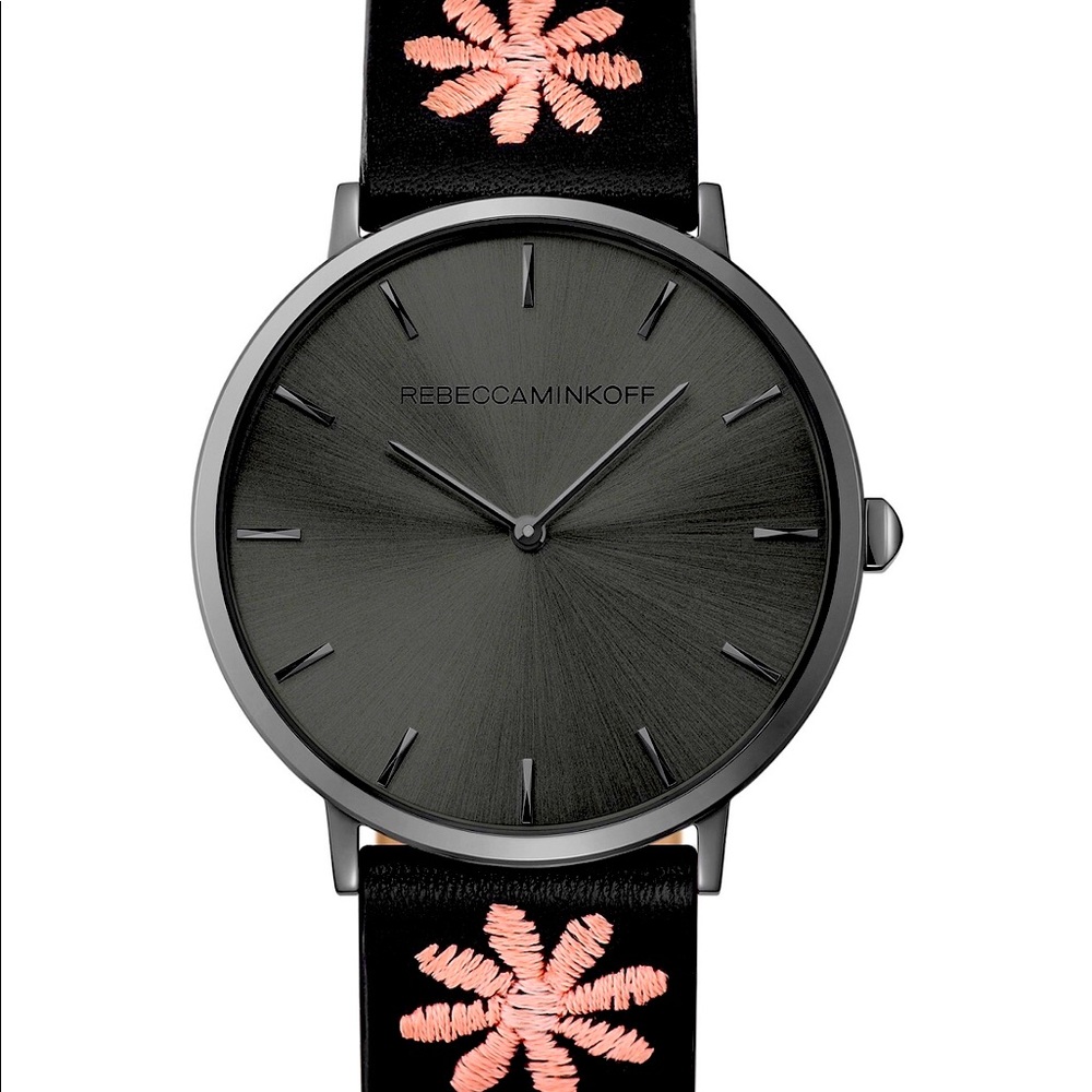 Rebecca Minkoff Women’s Embroidered Watch 40mm